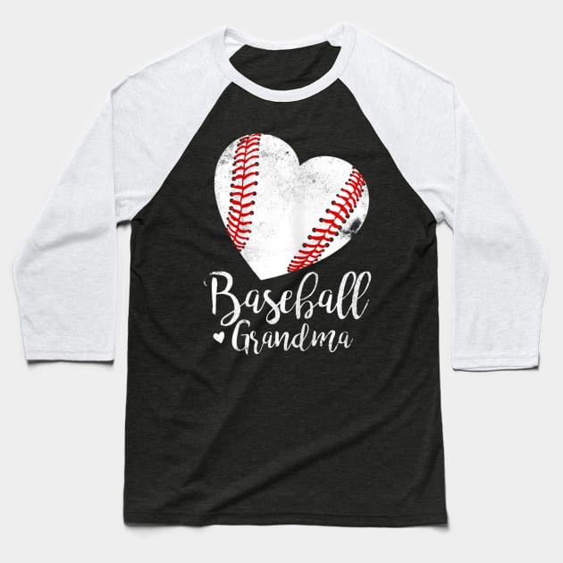 Baseball Grandma Mothers Day Baseball T-Shirt by Vigo